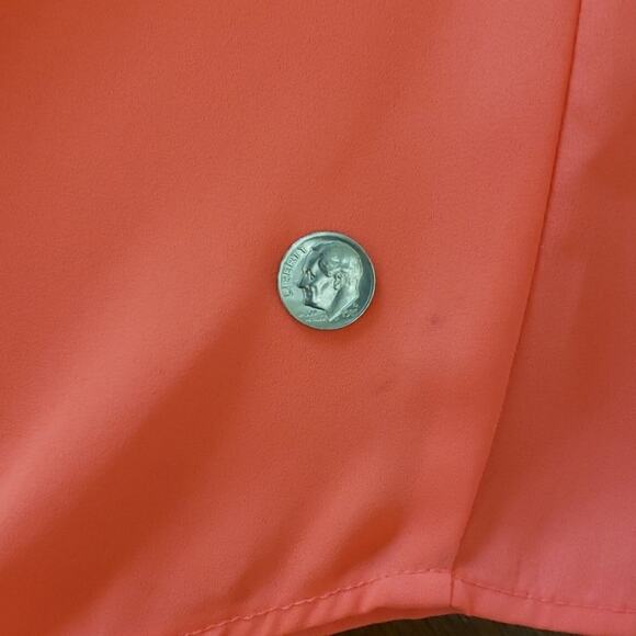 HARPER BRIGHT ORANGE TOP W/ BEADING SZ S - Picture 7 of 7